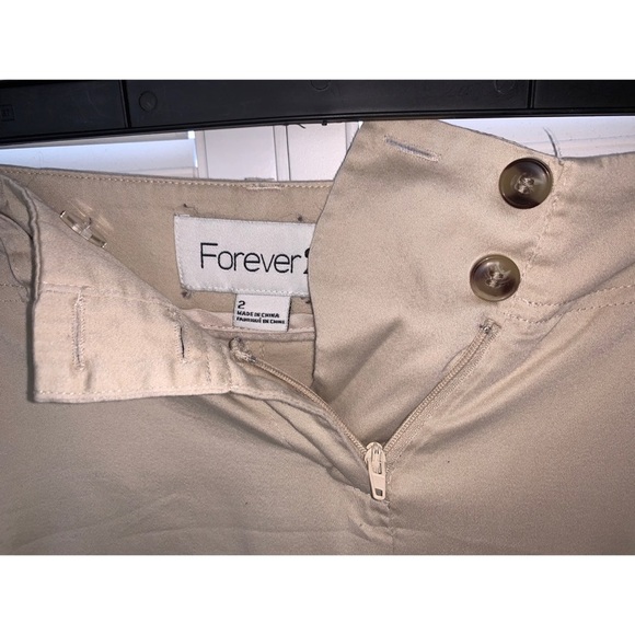 Forever 21 Skinny Ankle Tan Khaki Pants - Picture 2 of 4